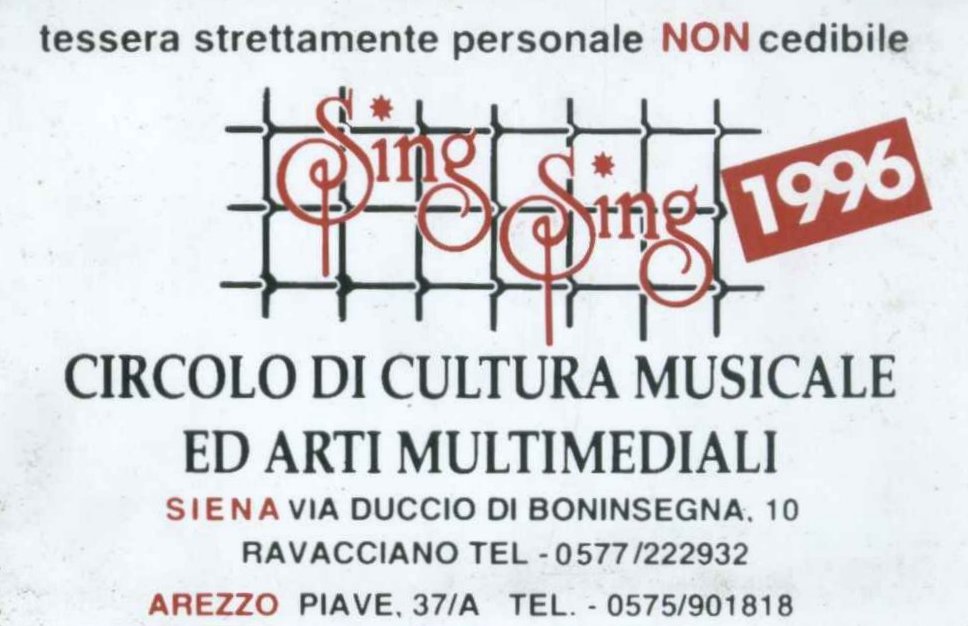 Sono aperte le iscrizioni al 2002 !!
